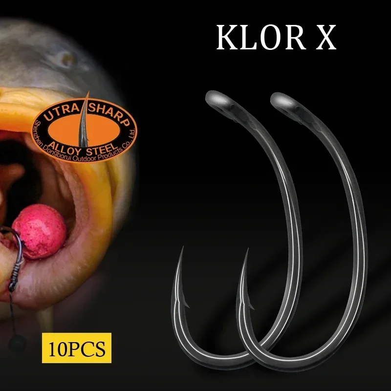곡선 긴 생크 부리 포인트 PTFE 코팅 잉어 낚시 후 - Fishing Hook Assortment 리뷰 및 가격