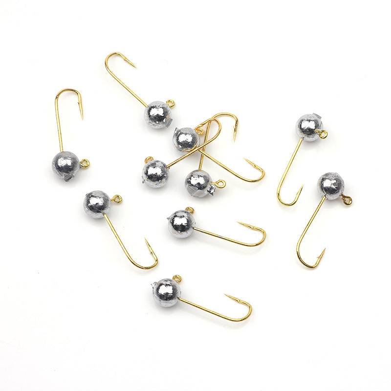 10개/세트 마이크로 지그 헤드 낚시 바늘 1g-5g  - Fishing Hook Offset 리뷰 및 가격